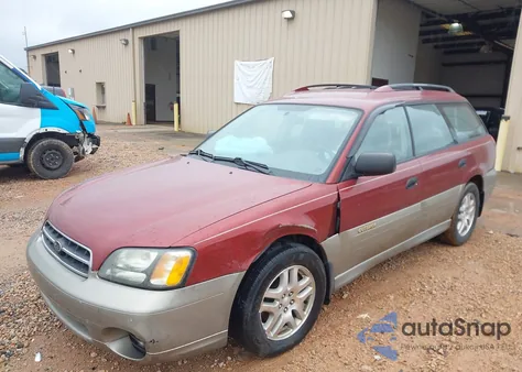 2002 Subaru Outback z USA, uszkodzony, nr VIN 4S3BH665X27650620